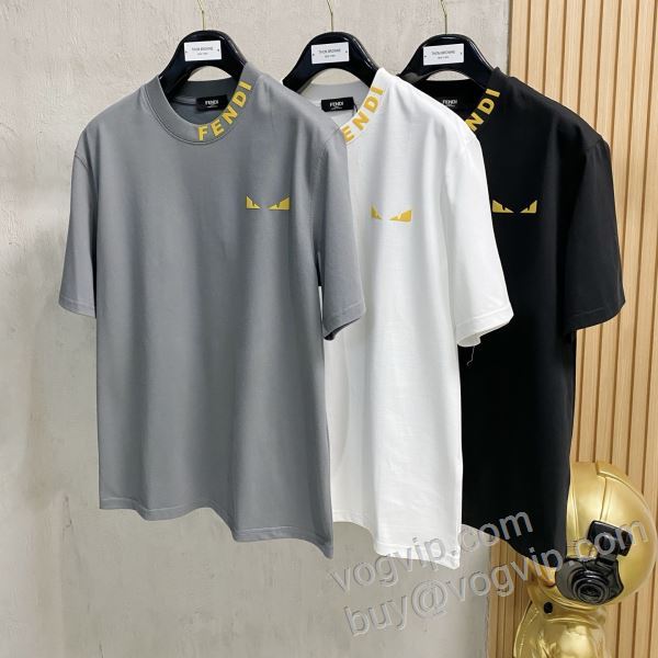 2026最新入荷 フェンディ FENDIスーパーコピー NXZFEN074 半袖Tシャツ 3色可選 落ち着いた質感