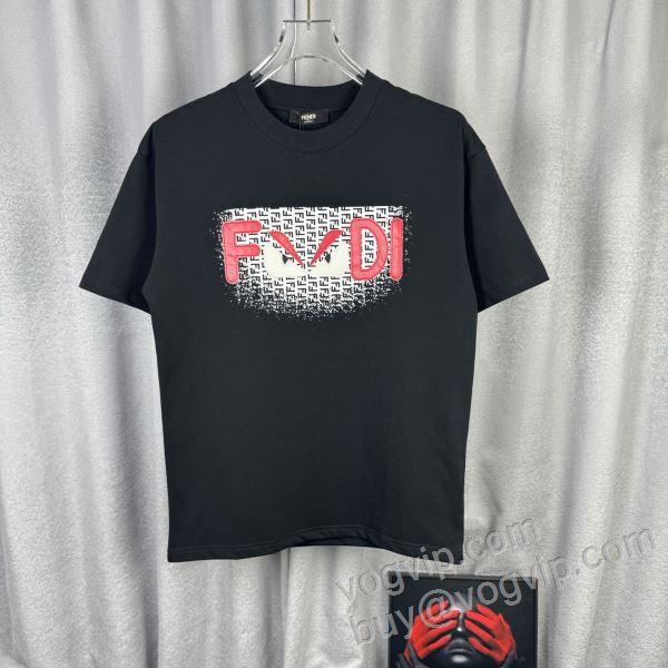 定番のアイテム フェンディ FENDIブランドスーパーコピー NXZFEN075 半袖Tシャツ 2色可選 2026最新入荷