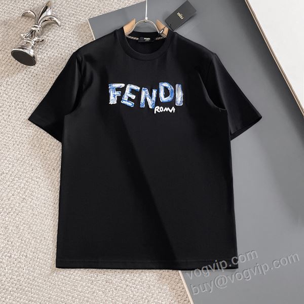 2026年モデル入荷 フェンディ スーパーコピー NXZFEN081 人気激売れ 半袖Tシャツ 2色可選