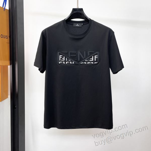 SALE開催 フェンディ コピー NXZFEN082 半袖Tシャツ 2色可選 2026年モデル入荷