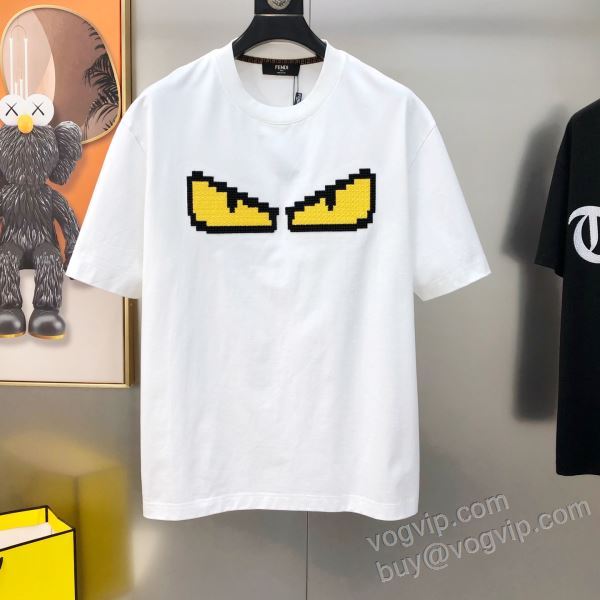 2026最新入荷 フェンディ ブランドスーパーコピー 最旬アイテム NXZFEN089 半袖Tシャツ 2色可選