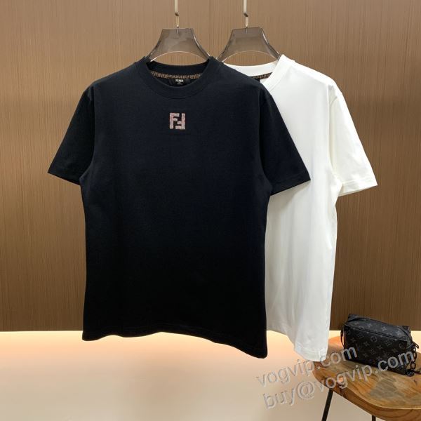 超レア フェンディ FENDIスーパーコピー NXZFEN099 半袖Tシャツ 2色可選 2026お得人気セール