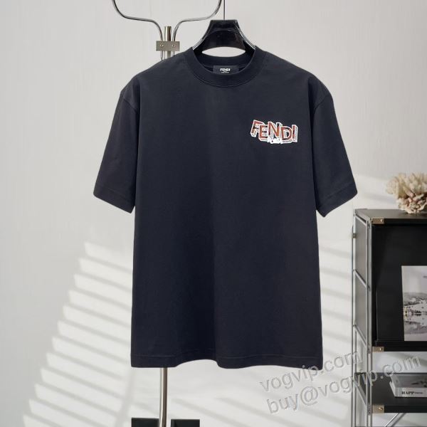 2026高級品 通販 フェンディ コピー ブランド 高級感演出 NXZFEN105 半袖Tシャツ 2色可選