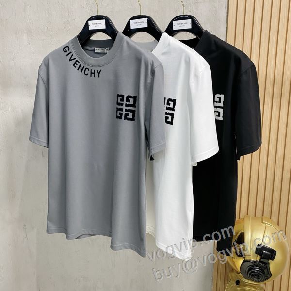 2026超激得品質保証 ジバンシィ 偽物ブランド NXZGVC030 半袖Tシャツ 3色可選 存在感のある