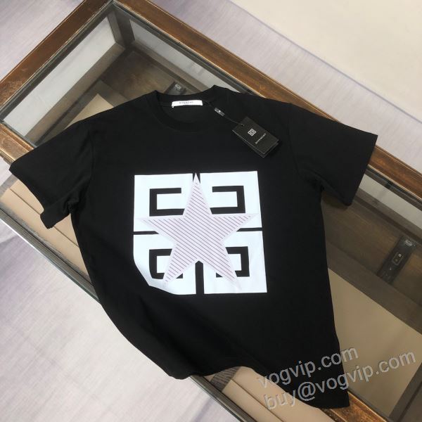 ジバンシィ GIVENCHY偽物ブランド NXZGVC062 お洒落に魅せる 半袖Tシャツ 2色可選 2026新作入荷品質保証