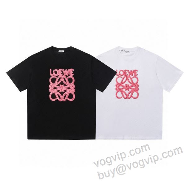 ロエベ スーパーコピー 2026最新入荷 NXZLOE009 半袖Tシャツ 2色可選 シックスタイルに活躍