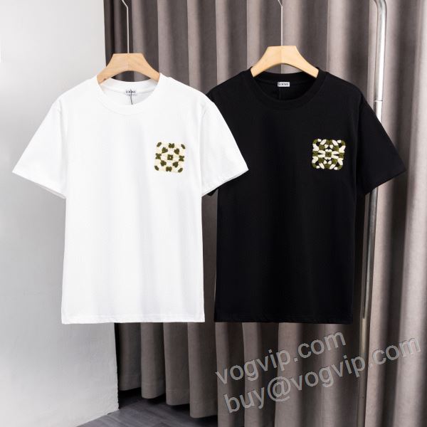 抜群な楽チン感ある大定番 ロエベ LOEWEスーパーコピー 2026HOT品質保証 NXZLOE013 半袖Tシャツ 2色可選