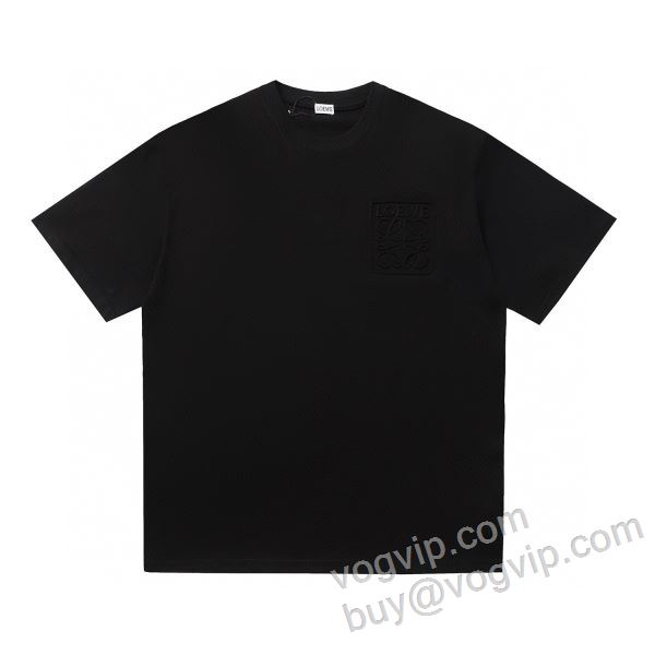2026お買い得高品質 ロエベ LOEWEコピーブランド NXZLOE018 コーデ 知的なムードを演出 半袖Tシャツ 2色可選