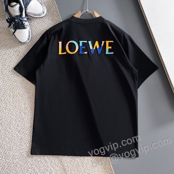 機能性も備えたアイテム 半袖Tシャツ ロエベ LOEWEスーパーコピー 2026お買い得高品質 NXZLOE020 2色可選