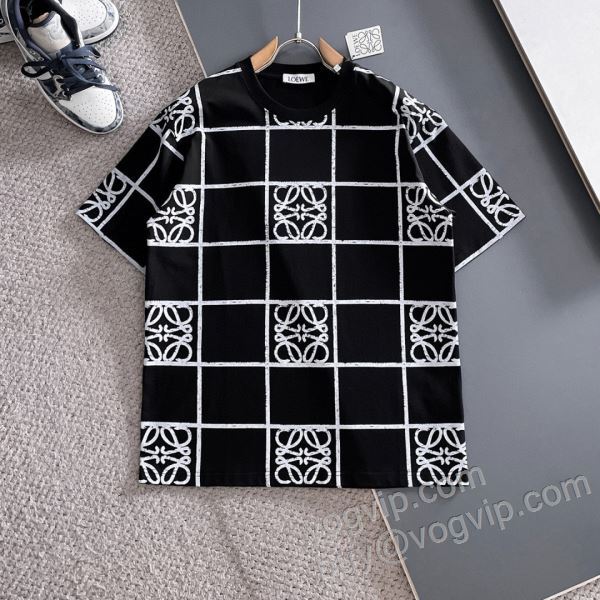 半袖Tシャツ ロエベ スーパーコピー 2026爆買い大人気 NXZLOE024 2色可選 完成度の高い逸品