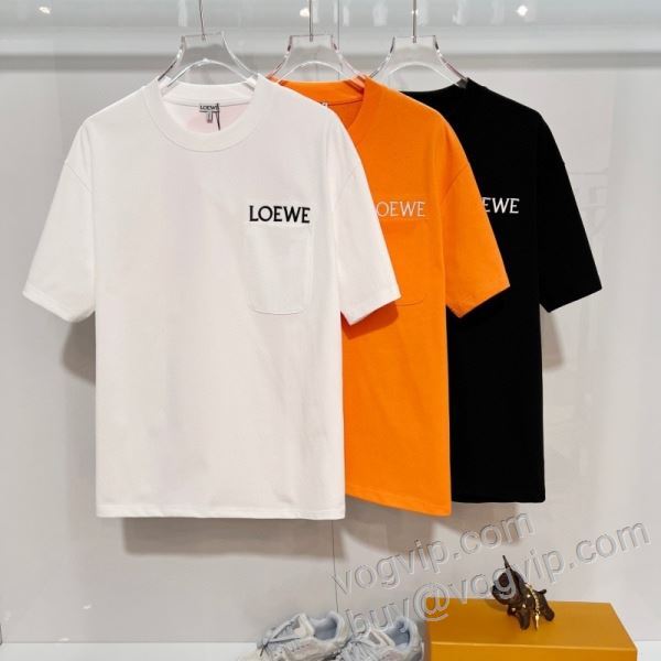 ロエベ コピー 2026超激得高品質 NXZLOE025 半袖Tシャツ 3色可選 高級感漂わせる