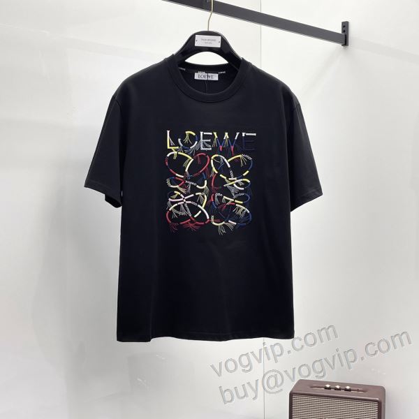 2026超激得高品質 ロエベ コピー ブランド NXZLOE026 優美なお出かけスタイル 半袖Tシャツ 2色可選