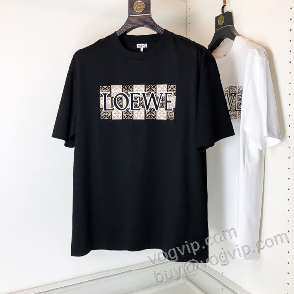 2026超人気新品 ロエベ 偽物ブランド NXZLOE030 絶大な人気を誇る 半袖Tシャツ 2色可選