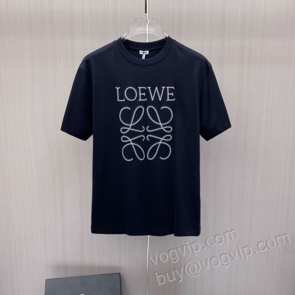 2026高級品 通販 ロエベ LOEWEブランドコピー NXZLOE034 人気 ランキング 半袖Tシャツ 2色可選