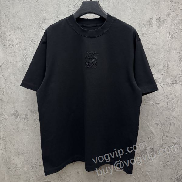2026品質保証定番人気 ロエベ LOEWEブランド 偽物 通販 NXZLOE038 半袖Tシャツ 2色可選 高級感を備えている