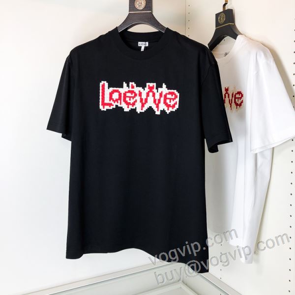圧倒的な高級感 ロエベ LOEWEスーパーコピー 激安 NXZLOE039 半袖Tシャツ 2色可選 2026品質保証定番人気