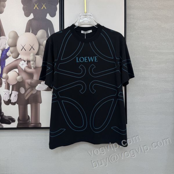 ロエベ LOEWE偽物ブランド 2026期限限定！ NXZLOE041 半袖Tシャツ 2色可選 限量販売