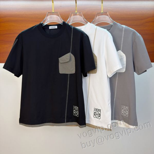 ロエベ LOEWE VOGコピー NXZLOE047 半袖Tシャツ 3色可選 超限定即完売 2026人気セール高品質