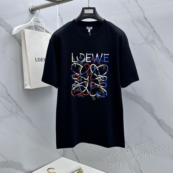 半袖Tシャツ ロエベ コピー ブランド 2026人気セール定番 NXZLOE055 2色可選 超限定即完売