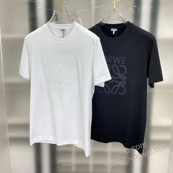 変わらない人気を誇る ロエベ コピーブランド NXZLOE058 半袖Tシャツ 2色可選 2026数量限定セール