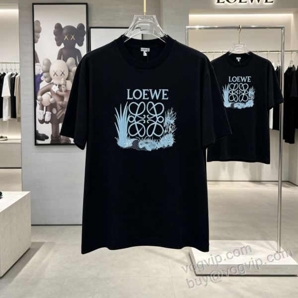 耐久性に優れ ロエベ ブランドコピー NXZLOE062 半袖Tシャツ 2色可選 2026限定セール品質保証