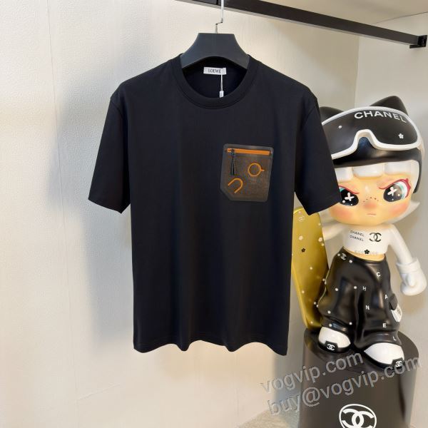 機能性?耐久性抜群 LOEWEスーパーコピー 2026最安値新作登場 NXZLOE064 ロエベ 半袖Tシャツ 2色可選
