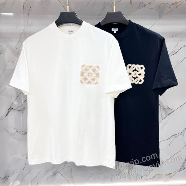 2026爆買い人気 ロエベ コピー ブランド NXZLOE077 争奪戦必至 半袖Tシャツ 2色可選
