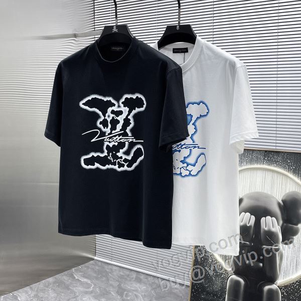 2026最高品質 ルイ ヴィトンスーパーコピー NXZLV002 半袖Tシャツ 2色可選 人気激売れ