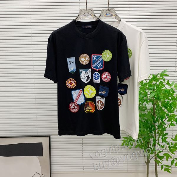 ルイ ヴィトンブランド 偽物 通販 2026年モデル入荷 NXZLV005 半袖Tシャツ 2色可選 美品！