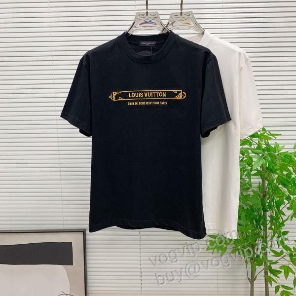 2026年モデル入荷 ルイ ヴィトンスーパーコピー 激安 NXZLV006 抜群の雰囲気が作れる! 半袖Tシャツ 2色可選