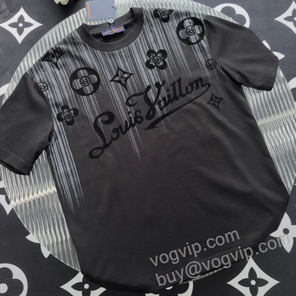 めちゃくちゃお得 ルイ ヴィトンスーパーコピー 2026春夏季超人気 NXZLV009 半袖Tシャツ 2色可選