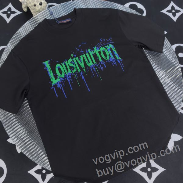 2026春夏季超人気 ルイ ヴィトンブランドスーパーコピー NXZLV010 半袖Tシャツ 2色可選 最旬アイテム