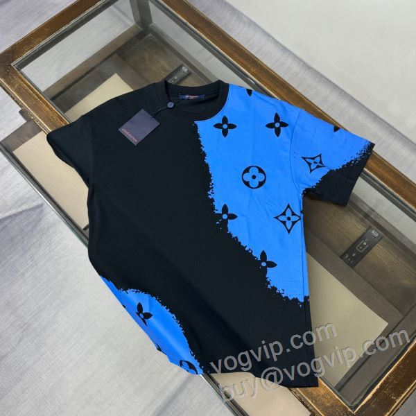 ルイ ヴィトン 2026春夏季超人気 NXZLV012 半袖Tシャツ 2色可選 LOUIS VUITTONブランドコピー 人気商品