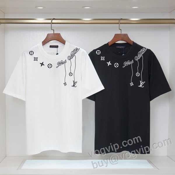 完売品！ ルイ ヴィトン LOUIS VUITTONスーパーコピー 激安 2026HOT本物保証 NXZLV017 半袖Tシャツ 2色可選