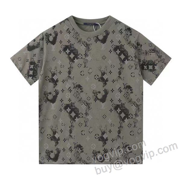 お買得 ルイ ヴィトン LOUIS VUITTON偽物ブランド NXZLV019 半袖Tシャツ 2026HOT本物保証