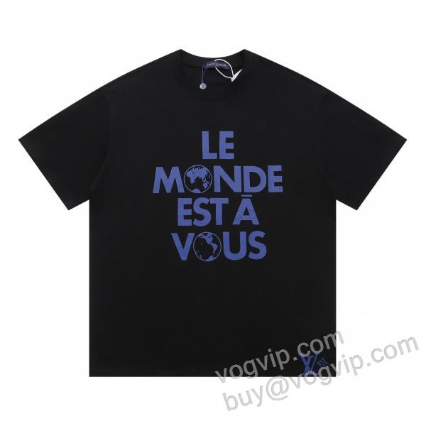ルイ ヴィトン 2026HOT本物保証 NXZLV020 半袖Tシャツ 2色可選 LOUIS VUITTONスーパーコピー 超レア