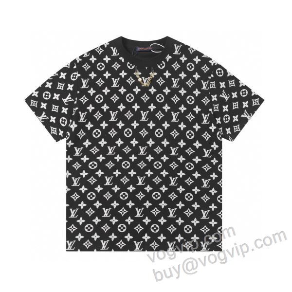 2026お買い得高品質 ルイ ヴィトン偽物ブランド NXZLV030 高級感溢れるデザイン 半袖Tシャツ 3色可選