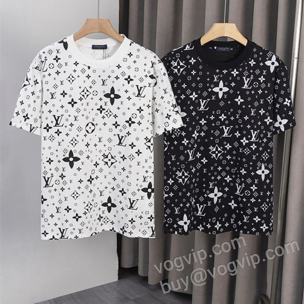ルイ ヴィトン 2026爆買いセール NXZLV036 半袖Tシャツ 2色可選 LOUIS VUITTONコピー 注目のアイテム