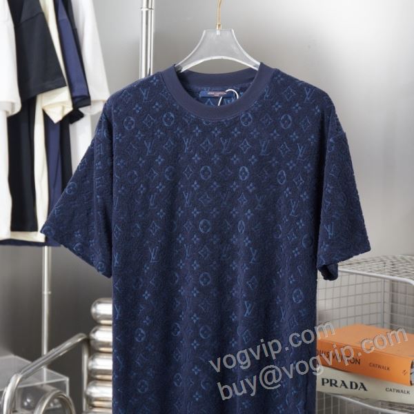 ルイ ヴィトン 2026爆買い品質保証 NXZLV044 半袖Tシャツ LOUIS VUITTONブランドコピー 大人っぼい