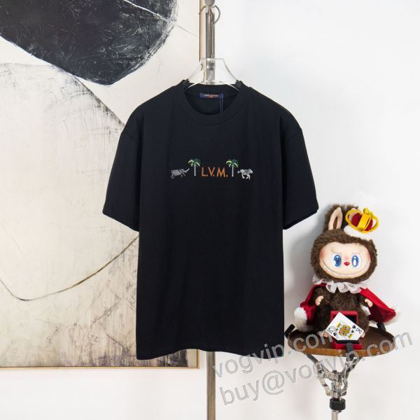 売れ筋のいい ルイ ヴィトンコピー NXZLV047 半袖Tシャツ 2色可選 2026超激得100%新品