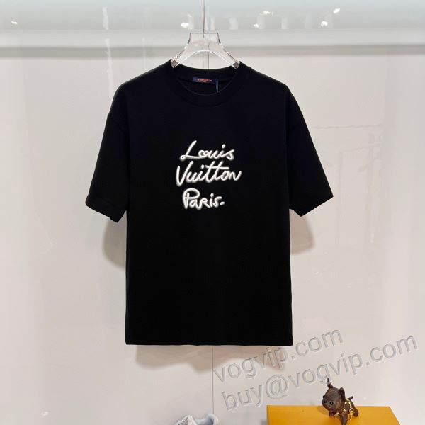 半袖Tシャツ ファッション 人気 ルイ ヴィトンブランドコピー 2026春夏季新作 NXZLV055 2色可選