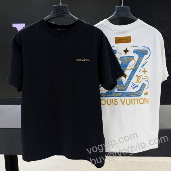 2026高級品 通販 ルイ ヴィトン LOUIS VUITTONスーパーコピー セール中 NXZLV057 半袖Tシャツ 2色可選