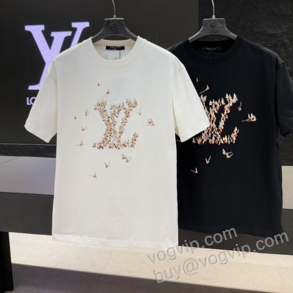 2年以上連続１位獲得 ルイ ヴィトン LOUIS VUITTONコピー NXZLV058 半袖Tシャツ 2色可選 2026高級品 通販