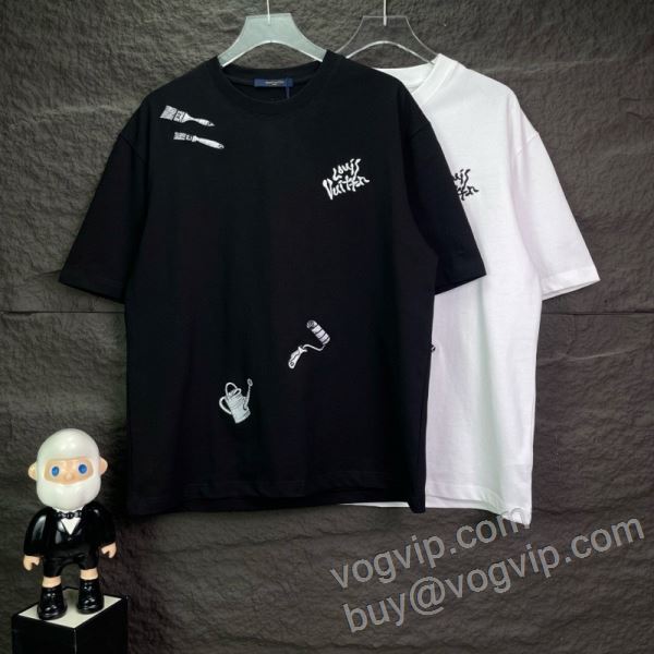 半袖Tシャツ ルイ ヴィトンブランドスーパーコピー 2026品質保証安い NXZLV076 2色可選
