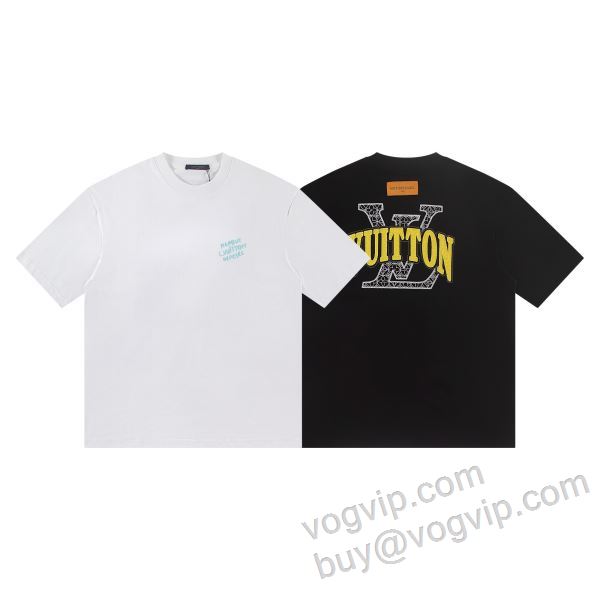 半袖Tシャツ ルイ ヴィトン LOUIS VUITTONブランドコピー 2026人気定番豊富な NXZLV088 2色可選 耐久性に優れ