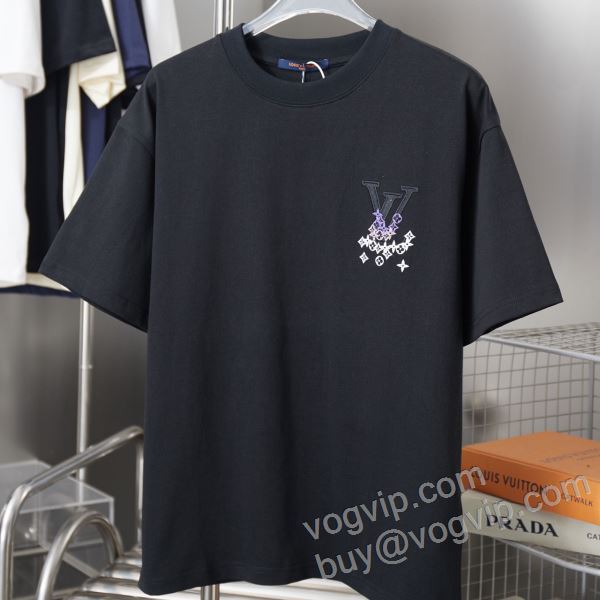 2026限定セール高品質 ルイ ヴィトンスーパーコピー 激安 ランキング1位 NXZLV094 半袖Tシャツ 2色可選
