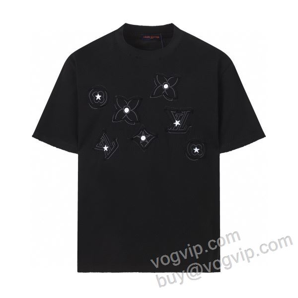 半袖Tシャツ ルイ ヴィトン偽物ブランド 2026限定セール高品質 NXZLV096 2色可選 売れ筋のいい