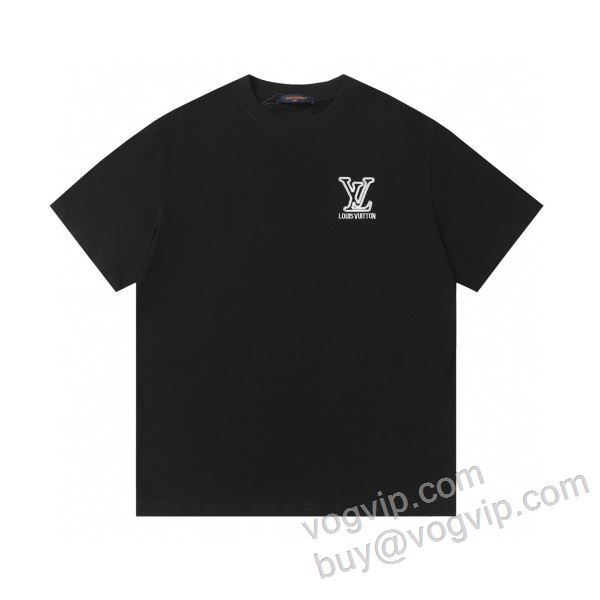2026最安値セール ルイ ヴィトン LOUIS VUITTONスーパーコピー 流通限定モデル NXZLV101 半袖Tシャツ 2色可選