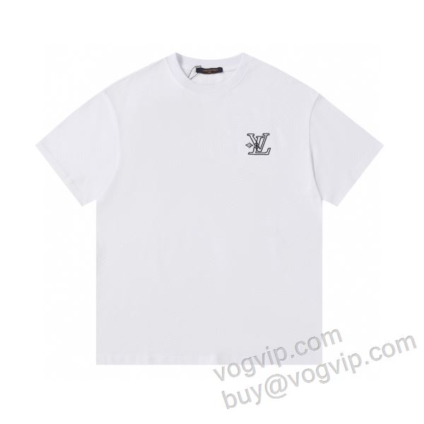 今話題の最新作 ルイ ヴィトン LOUIS VUITTONコピー NXZLV102 半袖Tシャツ 2色可選 2026最安値セール