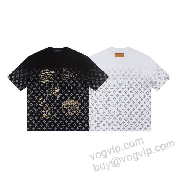 ルイ ヴィトン 2026年モデル入荷 NXZLV106 半袖Tシャツ 2色可選 超激得品質保証 LOUIS VUITTONコピーブランド